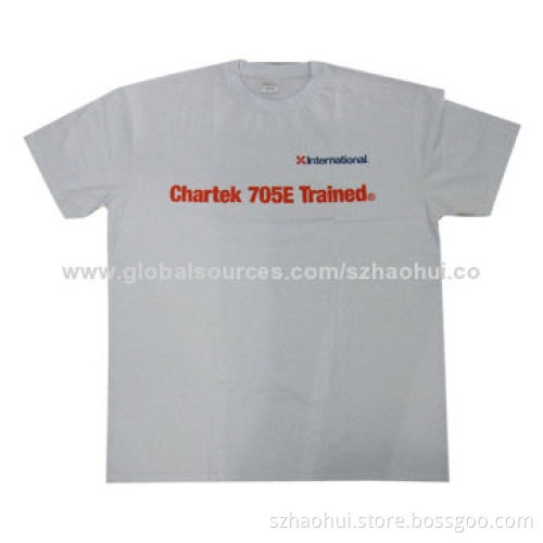 Men's 100% Cotton Cheap Promotional T-shirt, Various Colors Available, OEM Orders Welcomed